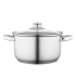 Кастрюля Fabio из нержавеющей стали диаметром 20 см на 3,6 л с крышкой Кастрюля Fabio из нержавеющей стали диаметром 20 см на 3,6 л с крышкой