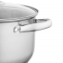 Кастрюля Fabio из нержавеющей стали диаметром 22 см на 4,7 л с крышкой Кастрюля Fabio из нержавеющей стали диаметром 22 см на 4,7 л с крышкой
