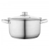 Кастрюля Fabio из нержавеющей стали диаметром 22 см на 4,7 л с крышкой Кастрюля Fabio из нержавеющей стали диаметром 22 см на 4,7 л с крышкой