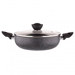 Olimp shallow casserole 26 cm with lid 3,4 L
