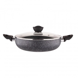 Olimp shallow casserole 28 cm with lid 4,4 L
