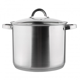 Fabio stainless steel stock pot 26 cm with lid 10,5 L