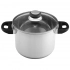 Кастрюля Emilio из нержавеющей стали диаметром 18 см с крышкой Кастрюля Emilio из нержавеющей стали диаметром 18 см с крышкой