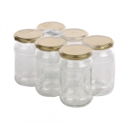 Set of 6 jars to-315+caps 4z