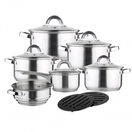 Vito 13pcs stainless steel cookware set