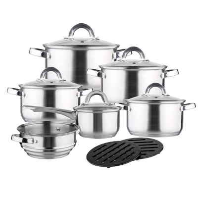 
                                            Vito 13pcs stainless steel cookware set
                                            