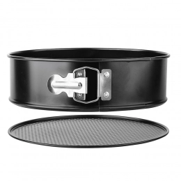 Springform pan 260 mm non-stick black with textured bottom