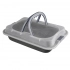 Rectangular cakepan 36,3 x 24,5 x h5,5cm with plastic cover Rectangular cakepan 36,3 x 24,5 x h5,5cm with plastic cover