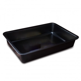 Embossed baking tray with non-stick coating 340x230 black