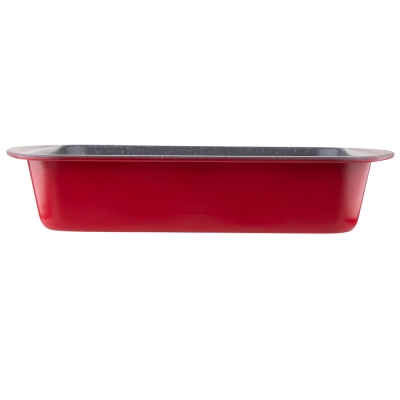 
                                            Roast pan 35 x 27 x h6,8cm red color
                                            