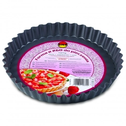 Tart and pizza pan, diameter 26 cm, non-stick gray BZ