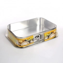 Springform pan rectangular corrugated bottom 34x24cm
