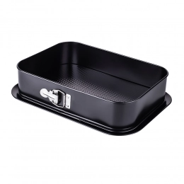 Springform pan rectangular 340x240 non-stick black