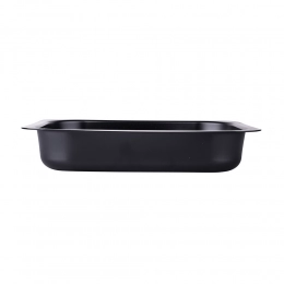 Baking tin pressed 290x220 non-stick black