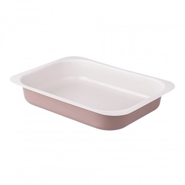 Bake&roast pan non-stick 29x22cm caffe creme