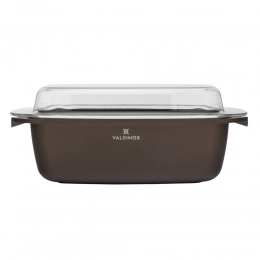 Valdinox Aurum rectangular roaster 32cmx21cm with glass cover (5,7L+2,4L)