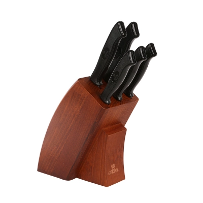 
                                                ONYKS set of 5 knives in block
                                                