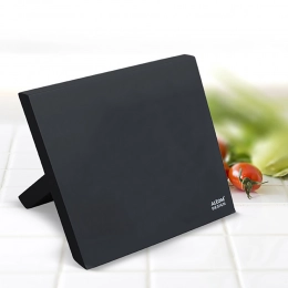 Магнитный черный блок для ножей 24x21x13 см