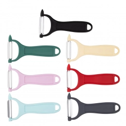 Oblong vegetable peeler with smooth blade 4,5 cm