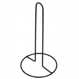 black paper towel stand