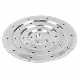 stainless plate for gas burner large 19cm