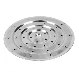 stainless plate for gas burner small 16cm