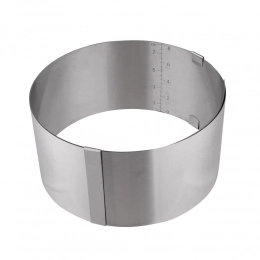 Expandable cake mold 16x16x8,5 cm