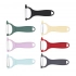 Oblong vegetable peeler with curvy blade 4,5 cm Oblong vegetable peeler with curvy blade 4,5 cm