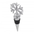 Пробка для вина снежинка 11,5x4,5x2 см, серебро Пробка для вина снежинка 11,5x4,5x2 см, серебро