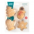 Set of 4 stainless steel cutters, Christmas mix I Set of 4 stainless steel cutters, Christmas mix I