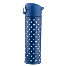 Easy Morning stainless thermos flask 320 ml navy blue