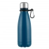 Stainless bottle with a carabiner 350 ml navy blue Stainless bottle with a carabiner 350 ml navy blue