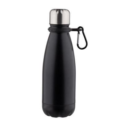 
                                                Stainless bottle with a carabiner 350 ml black
                                                