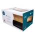 Black steel bread bin with bamboo lid 37,7x24,3x20,4 cm Black steel bread bin with bamboo lid 37,7x24,3x20,4 cm