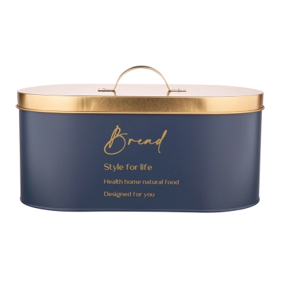 
                                            Dark blue bread box 34x18x15 cm
                                            