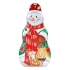 Snowman tin box 13x23x6 cm