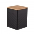 Sugar design canister 11x11x14 cm black