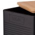 Sugar design canister 11x11x14 cm black