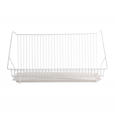 
                                            1 tier dish dryer 55cm with drainer white
                                            