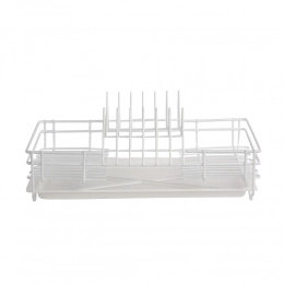 1 tier dish dryer 35cm with drainer white