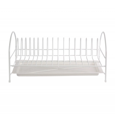 
                                            1 tier dish dryer 40cm with drainer white
                                            