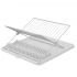 Iron drain rack with white pp tray 34x34x13,5 cm N/N BZ Iron drain rack with white pp tray 34x34x13,5 cm N/N BZ