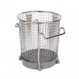 Cutlery drainer round chrome