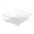 sink square dish dryer 32cm with drainer white