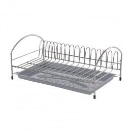 Dish dryer 40cm with basis silver