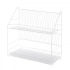 2 tier high dish dryer 50cm with drainer white