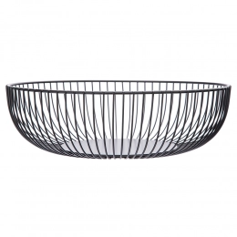 Black fruit basket 28x8,5 cm