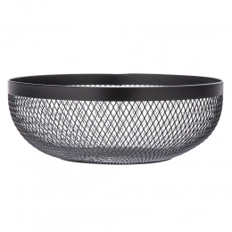 Black fruit basket 26x9,5 cm