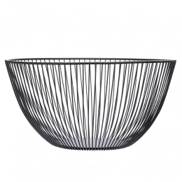 Black fruit basket 25,5x13 cm