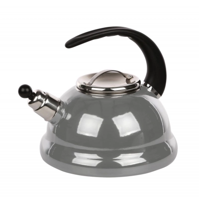 
                                                Enamelled barrel shape kettle 2,5 L gray
                                                